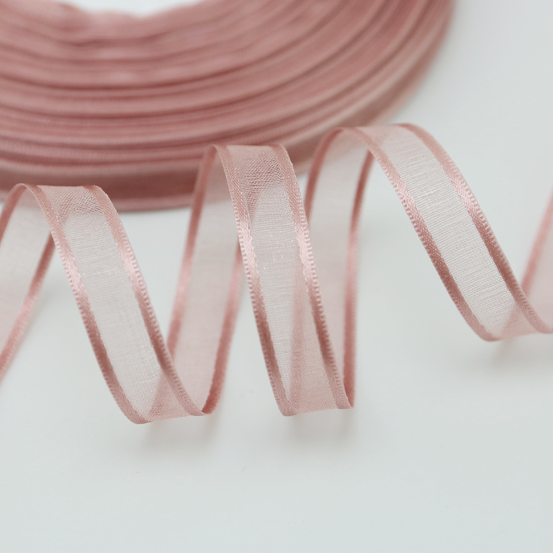 Ribbon Organza Roll - (50 Yards/Rolle) 3/8'' (10 mm) Breitseite