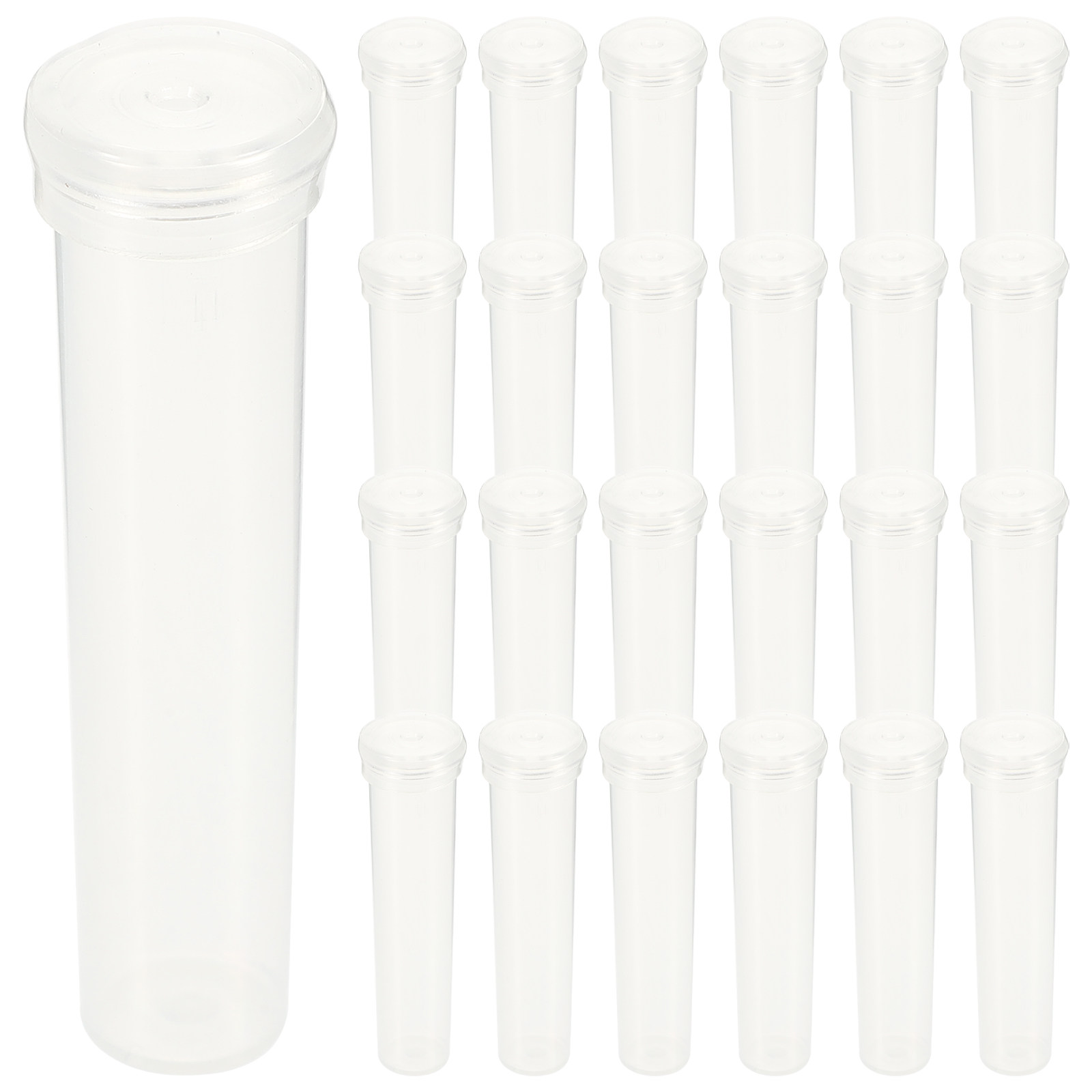 Longs Florist Supply - 25 Stück Kunststoff-Blumenröhren, Premium Leichtgewicht-Nährstoffbehälter für