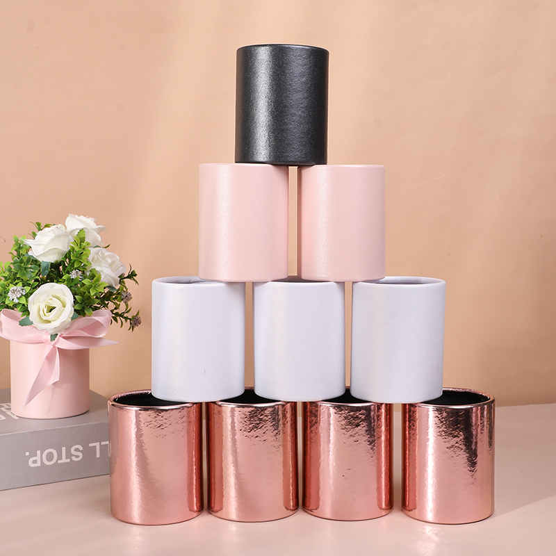 Florist Supply Paper - 4 Stück Mini Runde Blumenbox Geschenk