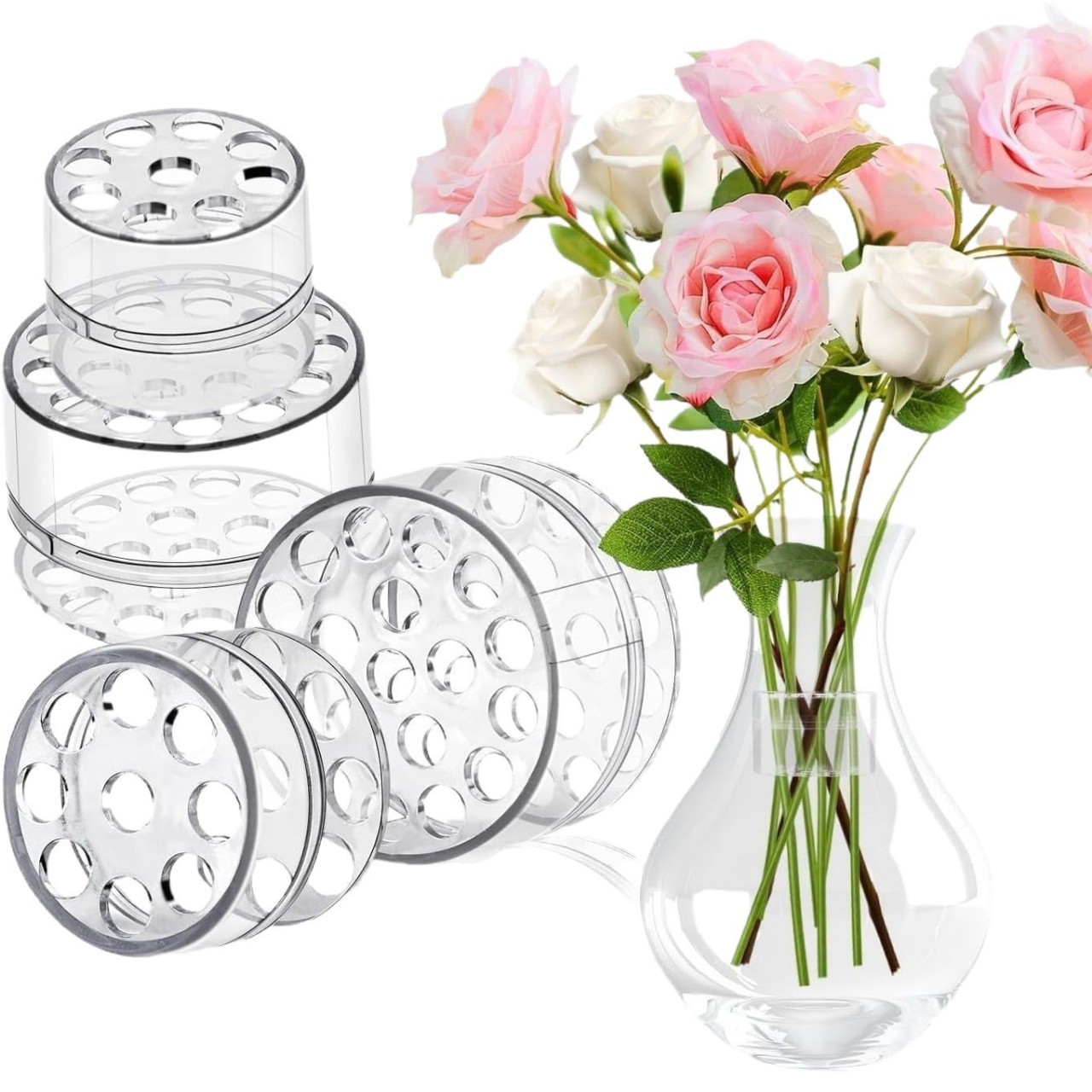 Florist Supp - Spiralförmiger Ikebana-Stielhalter für Blumen Spiralstielhalter für