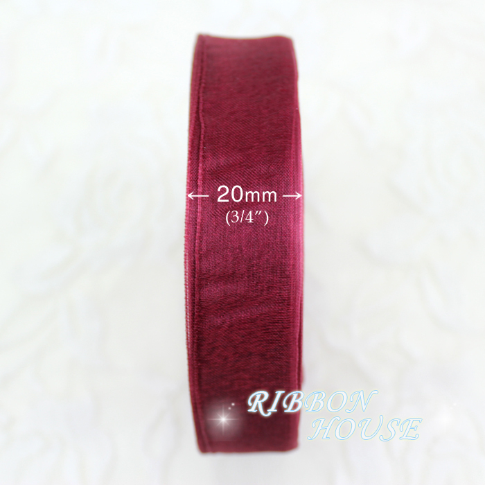 (50 Yards/Rolle) 3/4'' (20mm)  – Ribbon Organza Roll Bewertung und Preis