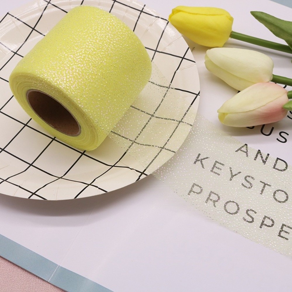 6CM 25 Yards Kristall-Paillett – Ribbon Organza Roll Bewertung und Preis