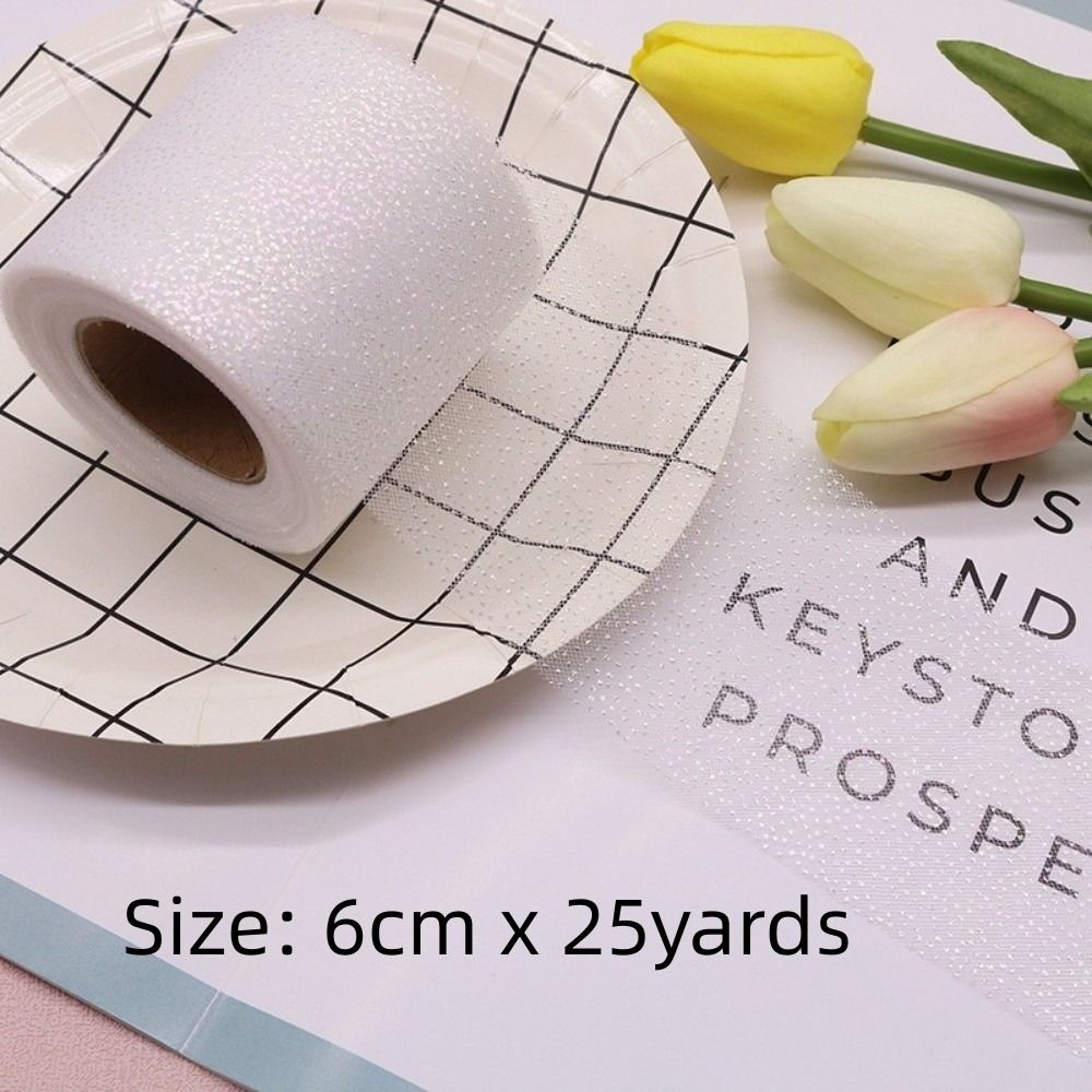6CM 25 Yards Kristall-Paillett – Ribbon Organza Roll Bewertung und Preis