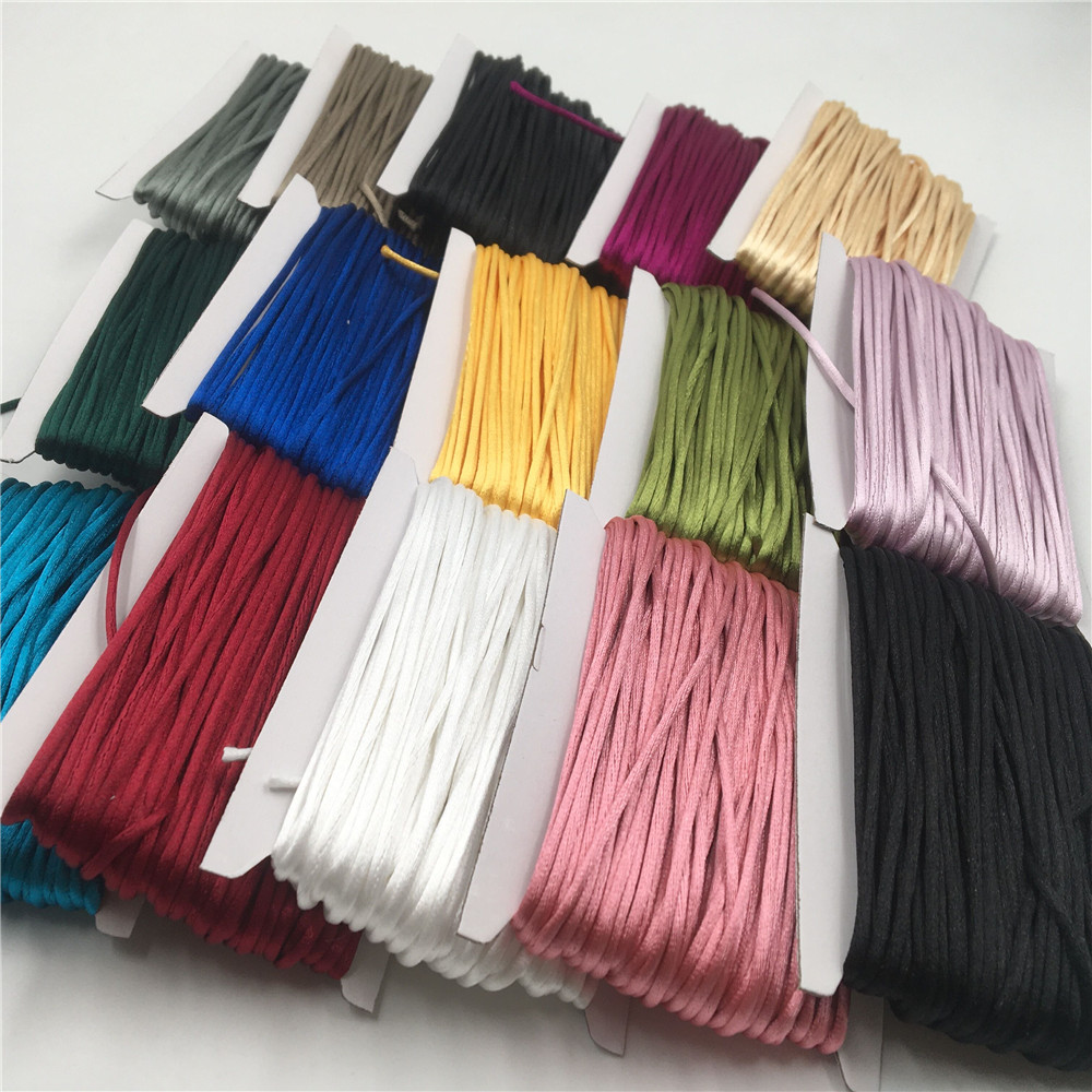 2 mm geflochtene Makramee-Seid – Ribbon Wired Satin Bewertung und Preis