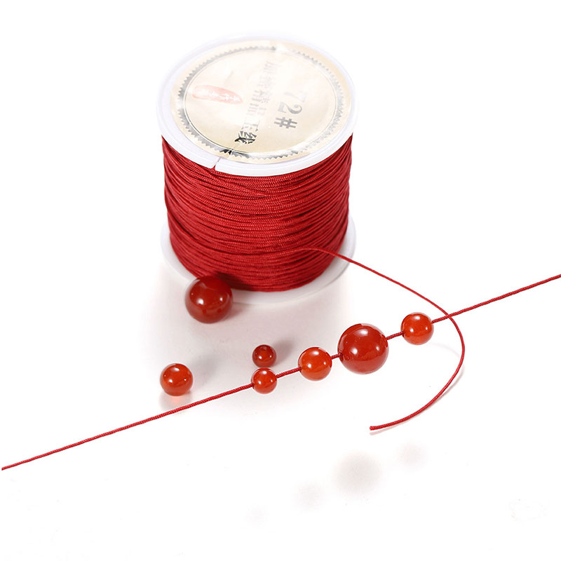 50 mt/rolle 0,8mm Nylon Faden  – Ribbon Wired Satin Bewertung und Preis