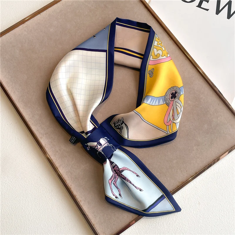 Luxus Marke Dünne Halstuch Sch – Ribbon Wired Satin Bewertung und Preis