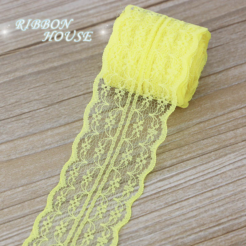 (5 Yards/Rolle) 45mm Weißes Sp – Ribbon Organza Roll Bewertung und Preis