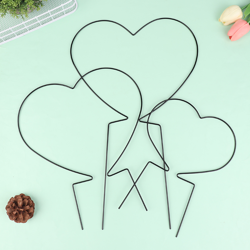 2Pcs Eisen Herz-Förmigen Garte – Florist Supp Bewertung und Preis