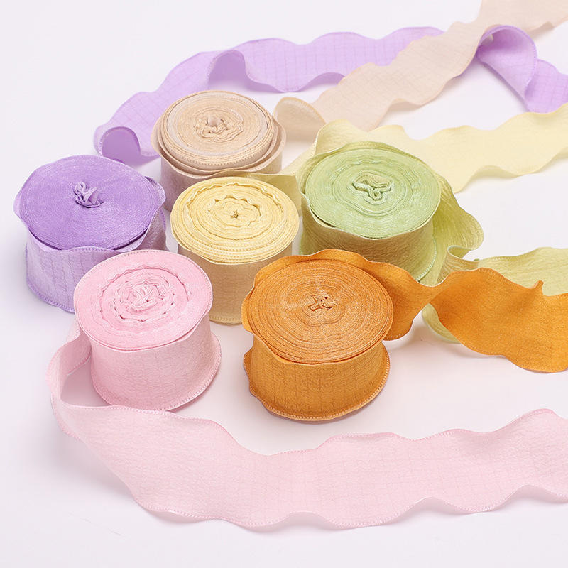4 cm 9 Meter/Rolle faltige Spi – Ribbon Organza Roll Bewertung und Preis