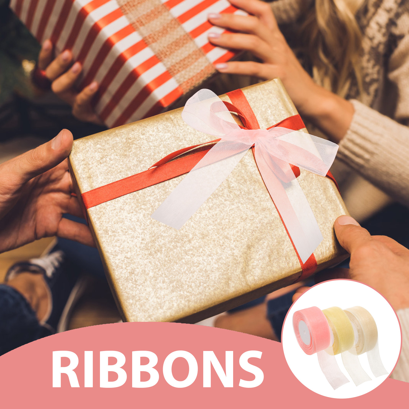 3 Rollen transparentes Organza – Ribbon Organza Roll Bewertung und Preis