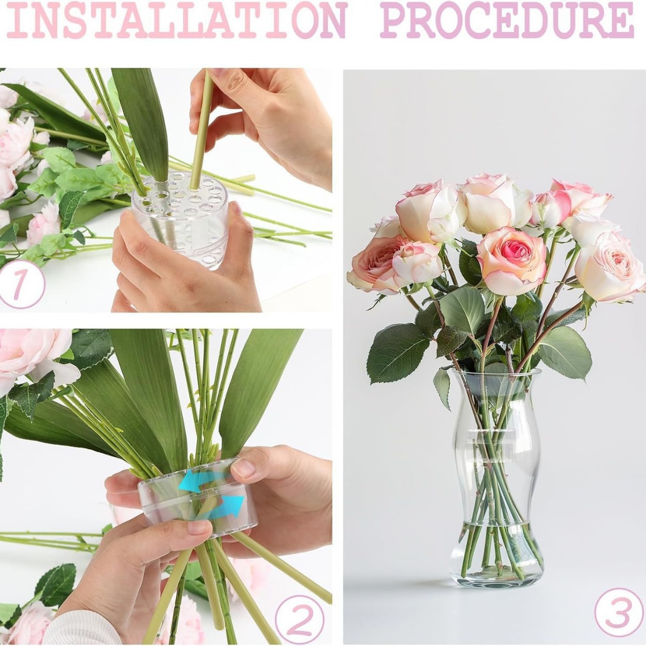 Spiralförmiger Ikebana-Stielha – Florist Supp Bewertung und Preis