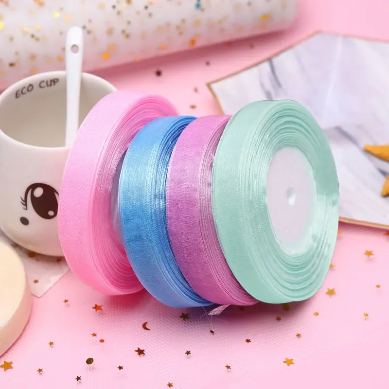 15mm 50 Yards/Rolle Organza-Bä – Ribbon Organza Roll Bewertung und Preis