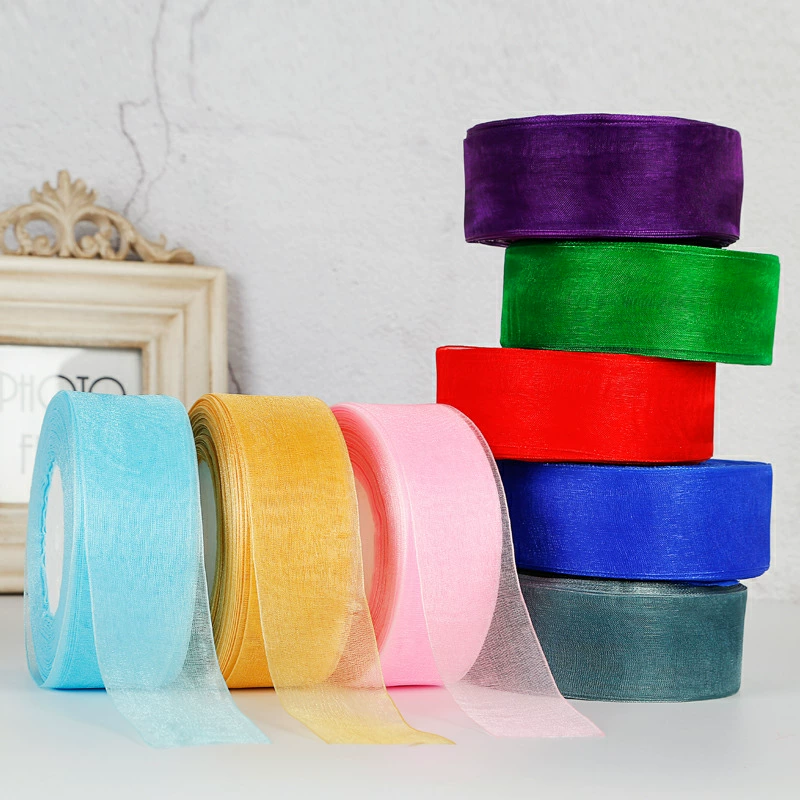 4 cm Chiffon-Organzaband, Groß – Ribbon Organza Roll Bewertung und Preis