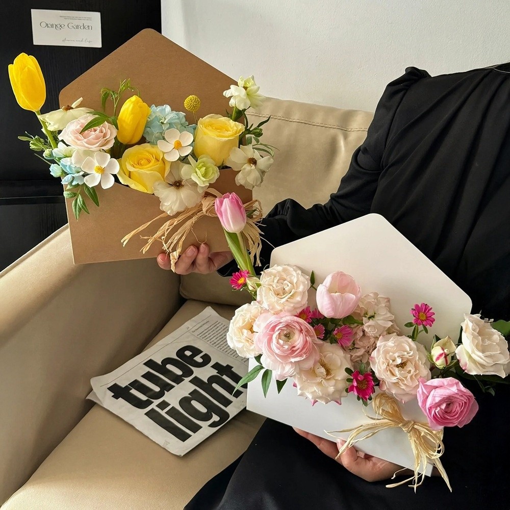 5 Stile Umschlagförmige Blumen – Florist Supply Paper Bewertung und Preis