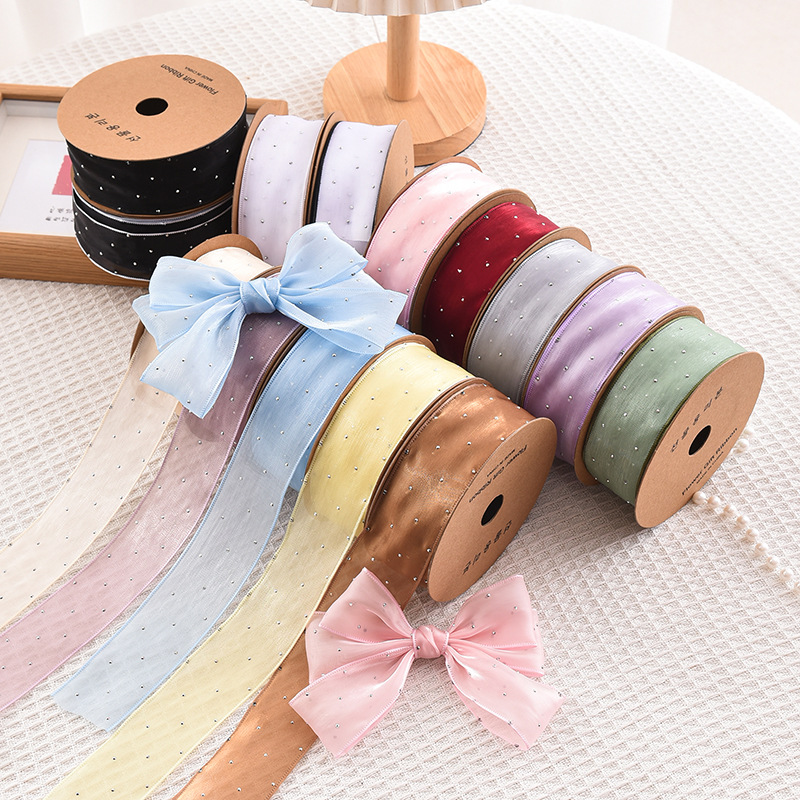 20Yards Rolle 4cm Strass Seide – Ribbon Organza Roll Bewertung und Preis