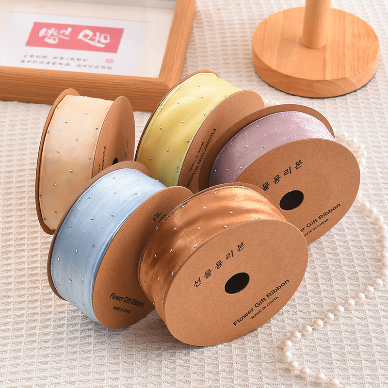 20Yards Rolle 4cm Strass Seide – Ribbon Organza Roll Bewertung und Preis