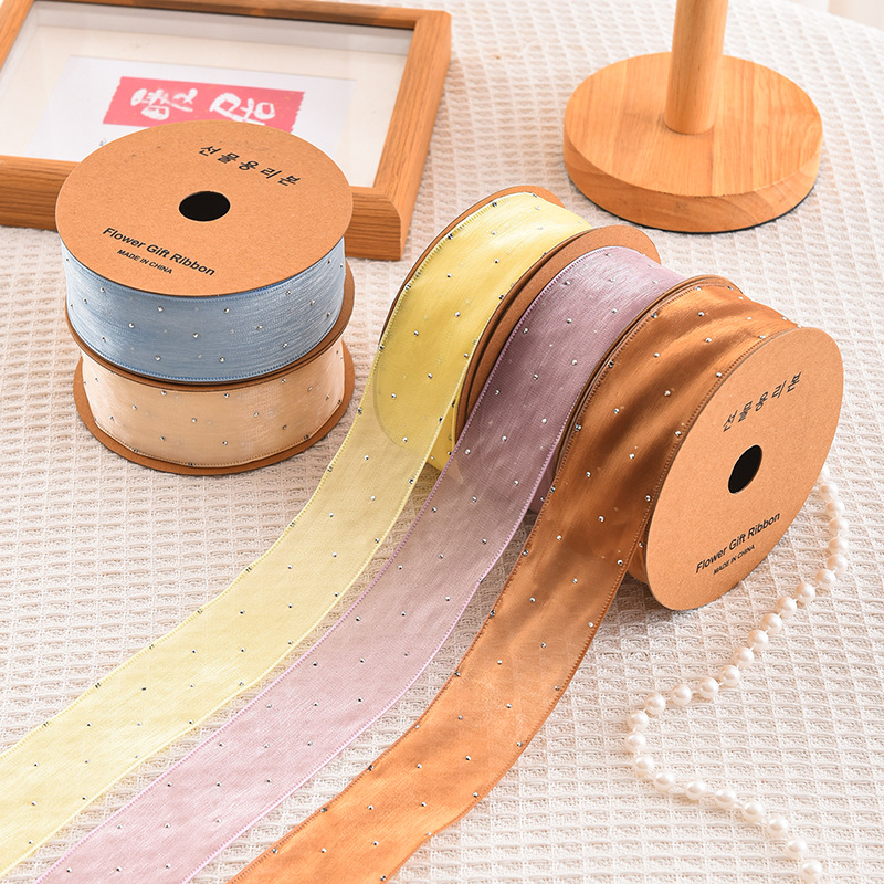 20Yards Rolle 4cm Strass Seide – Ribbon Organza Roll Bewertung und Preis