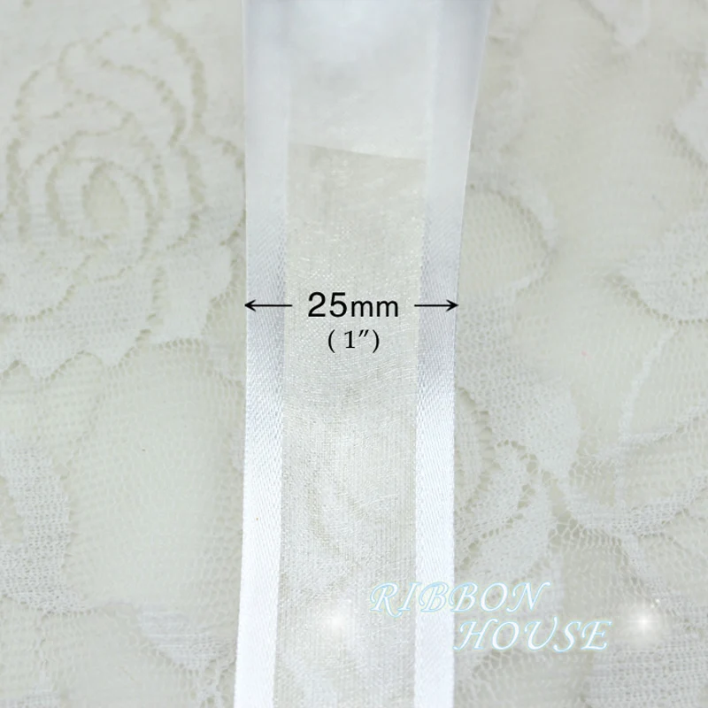 (50 Yards/Rolle) 25 mm Breitse – Ribbon Organza Roll Bewertung und Preis
