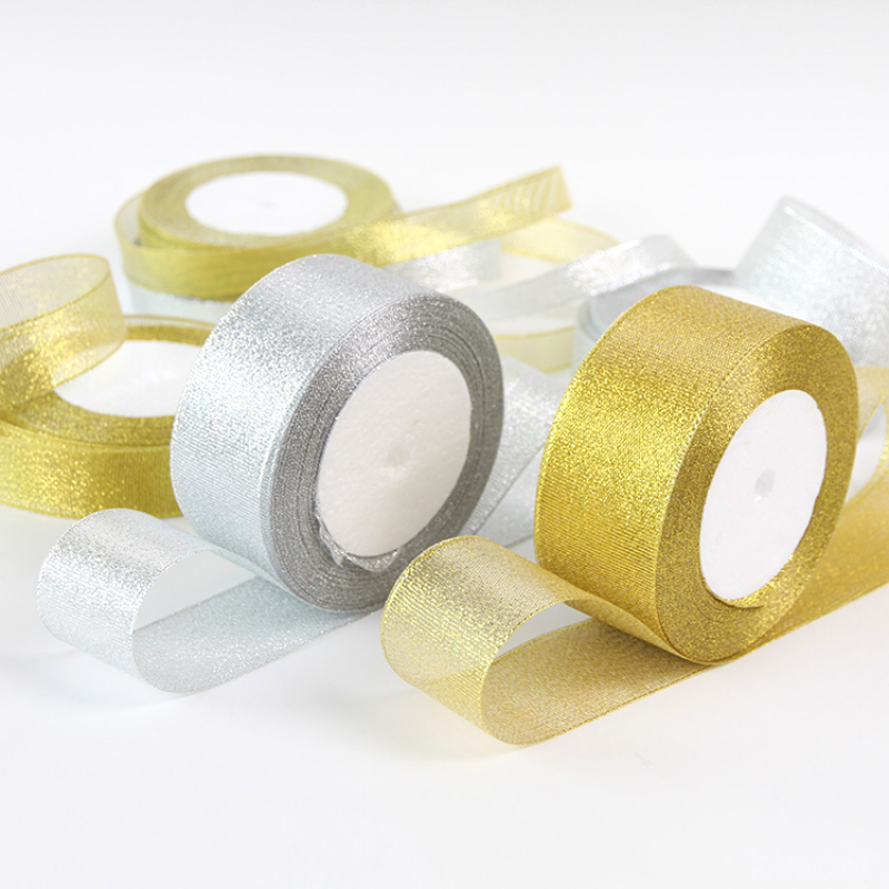 Gold-/Silber-Organza-Zwiebelba – Ribbon Organza Roll Bewertung und Preis