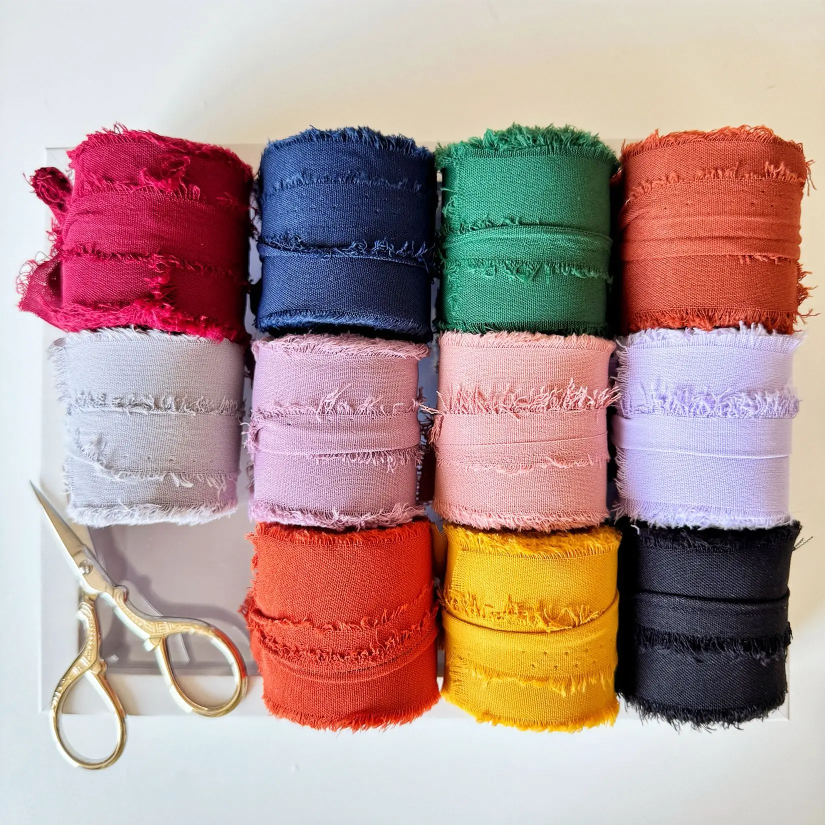 5 m/Rolle ausgefranstes Seiden – Ribbon Organza Roll Bewertung und Preis
