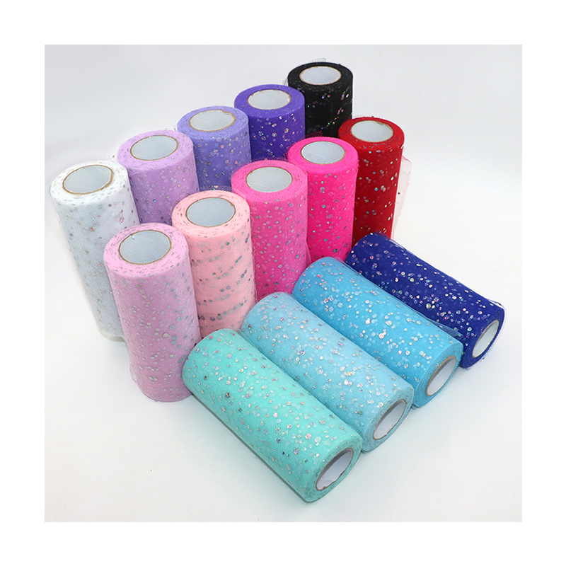 Glitzernde Pailletten-Tüllroll – Ribbon Organza Roll Bewertung und Preis